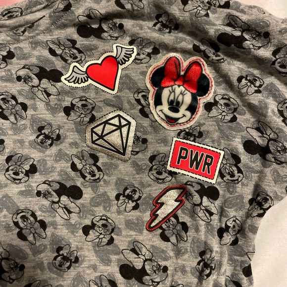 Disney Minnie Mouse Gray 3 Piece Shirt/Pants/Jacket Set - Size Toddler 3T - Picture 6 of 11